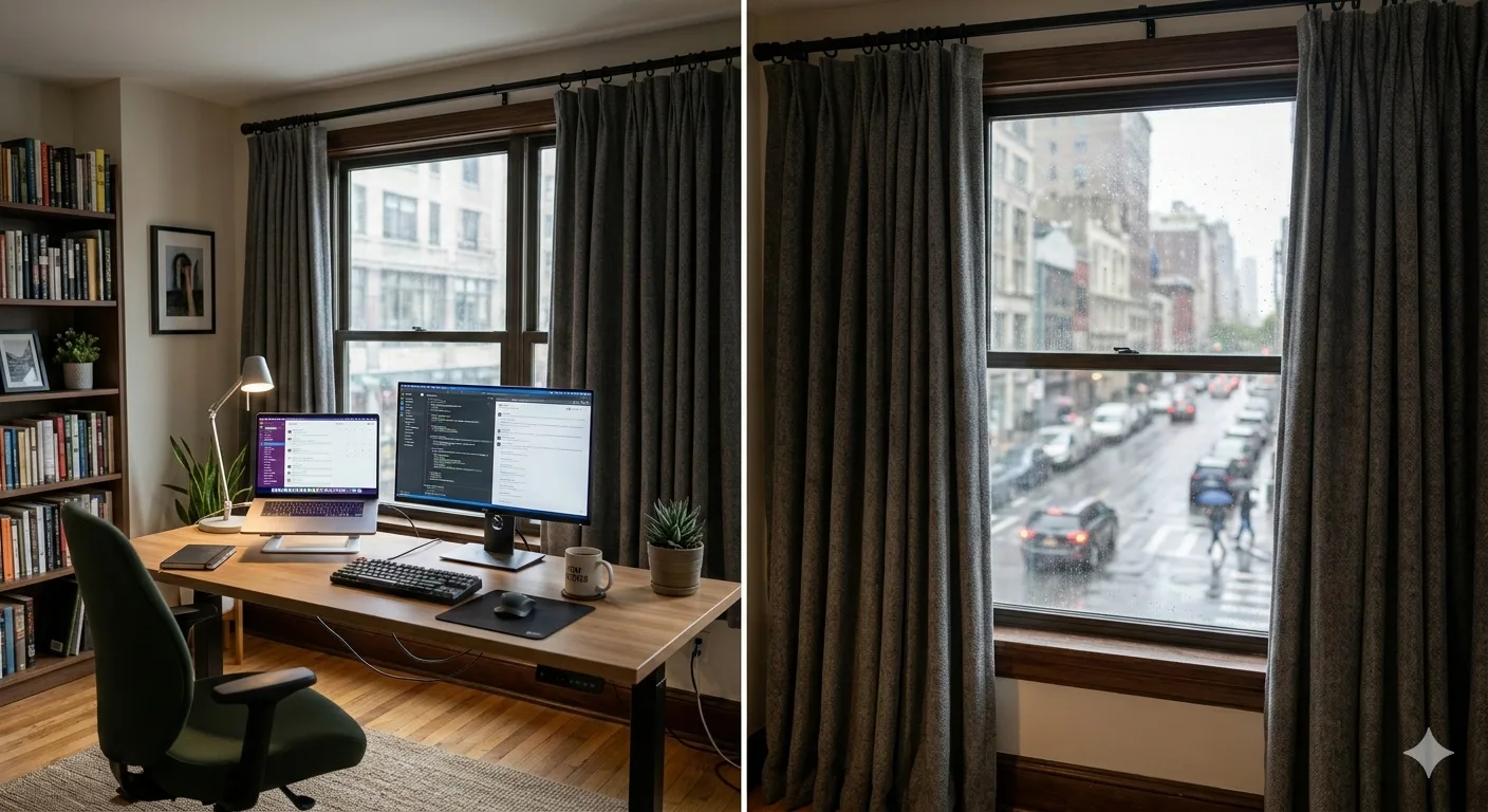 Noise Reduction Curtains for Home Office Windows: A Complete Guide